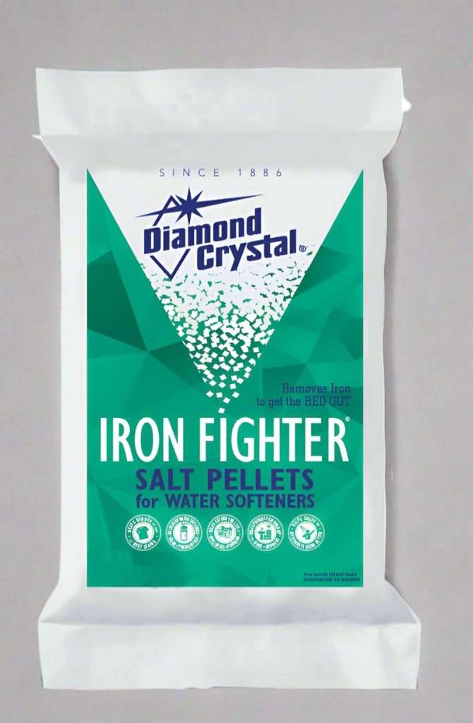 Diamond Crystal Iron Fighter Pellets 25 pound bags – Vern Dale's Water  Center